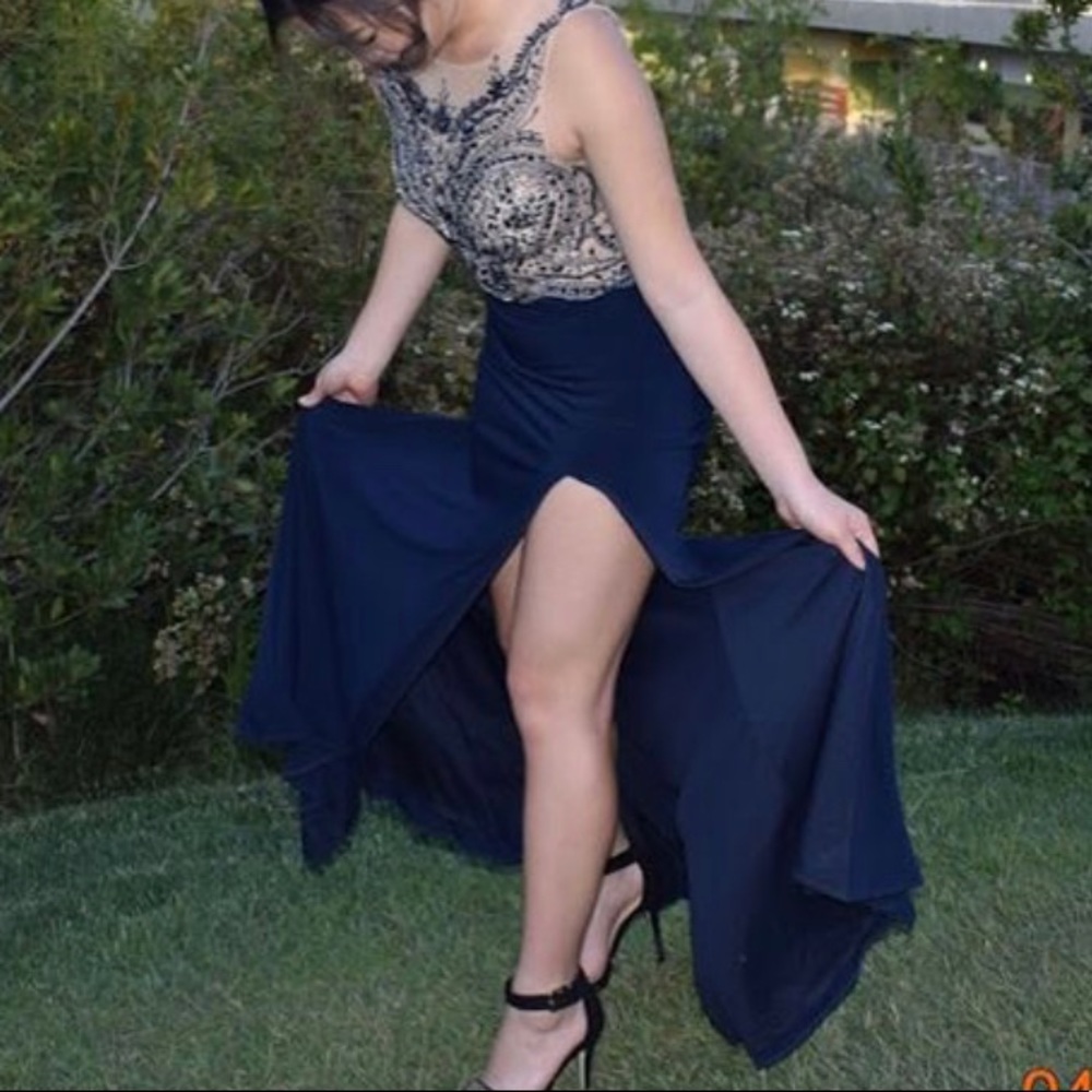 Navy Maxi Dress
